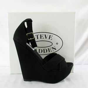 Steve Madden Xenon Black Platforms 8